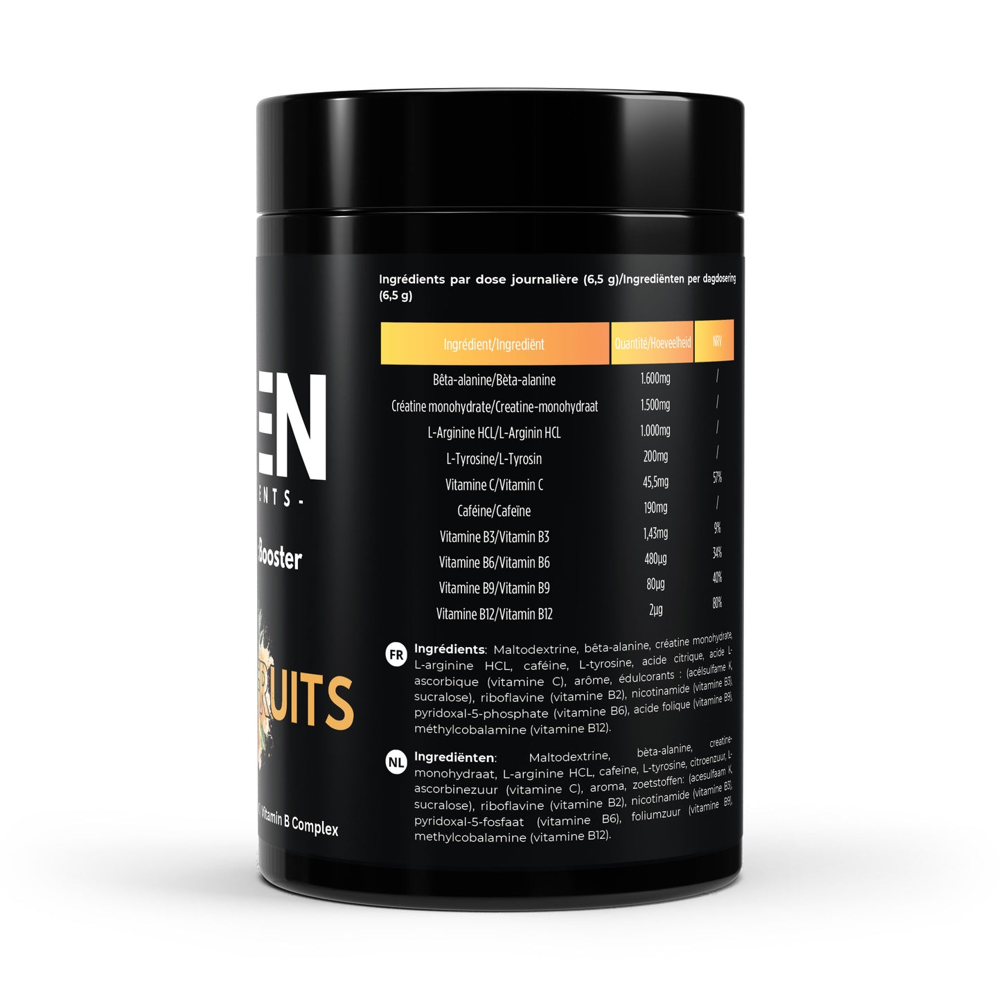 Pre-Workout Mixed Fruits